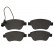 Brake Pad Set, disc brake 23705.180.1 Zimmermann