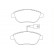 Brake Pad Set, disc brake 2370802 Textar