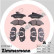 Brake Pad Set, disc brake 23711.190.2 Zimmermann