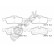 Brake pad set, disc brake 23716 00 704 00 Breck
