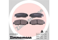 Brake Pad Set, disc brake 23729.155.1 Zimmermann