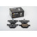 Brake pad set, disc brake 23732 00 554 00 Breck, Thumbnail 2