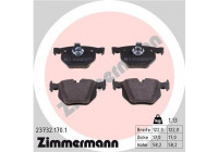 Brake Pad Set, disc brake 23732.170.1 Zimmermann