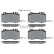 Brake Pad Set, disc brake 2374502 Textar, Thumbnail 2