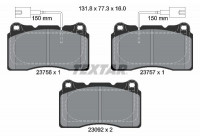 Brake Pad Set, disc brake 2375603 Textar