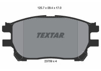 Brake Pad Set, disc brake 2375901 Textar