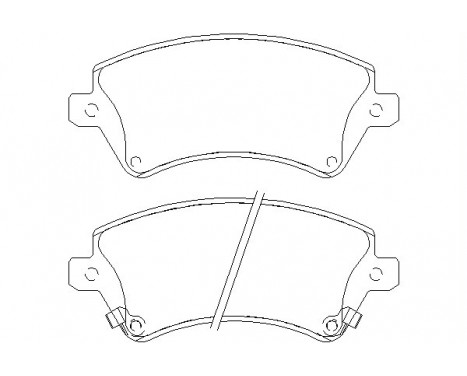 Brake Pad Set, disc brake 2376601 Textar