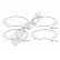 Brake pad set, disc brake 23768 00 701 10 Breck