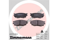 Brake Pad Set, disc brake 23777.155.1 Zimmermann