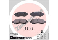 Brake Pad Set, disc brake 23780.170.1 Zimmermann