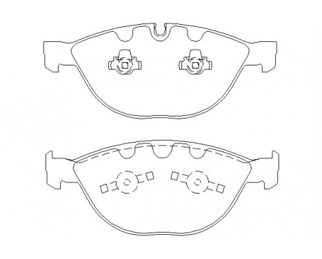 Brake Pad Set, disc brake 2379101 Textar