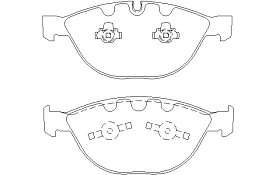 Brake Pad Set, disc brake 2379101 Textar