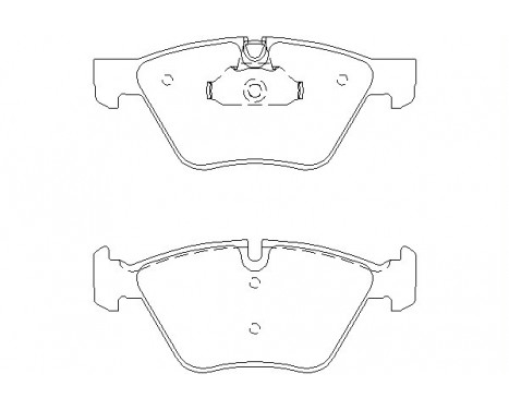 Brake Pad Set, disc brake 2379301 Textar