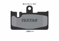 Brake pad set, disc brake 2380401 Textar