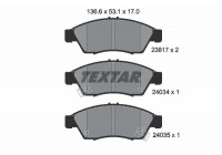 Brake Pad Set, disc brake 2381701 Textar