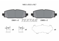 Brake Pad Set, disc brake 2383101 Textar