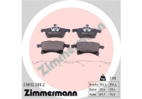 Brake Pad Set, disc brake 23832.200.2 Zimmermann