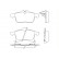 Brake Pad Set, disc brake 2383201 Textar