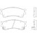 Brake Pad Set, disc brake 2384504 Textar