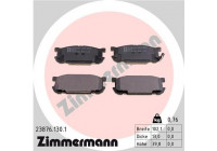 Brake Pad Set, disc brake 23876.130.1 Zimmermann