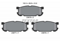 Brake Pad Set, disc brake 2387601 Textar