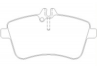 Brake Pad Set, disc brake 2388101 Textar