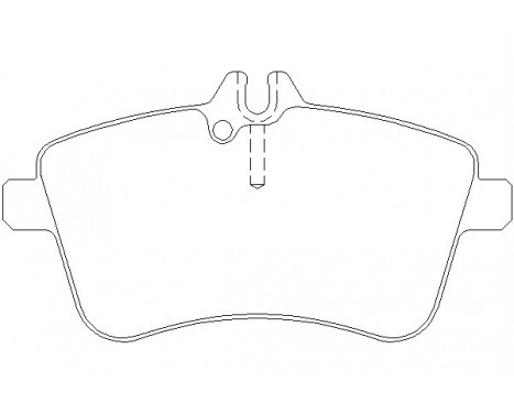 Brake Pad Set, disc brake 2388101 Textar