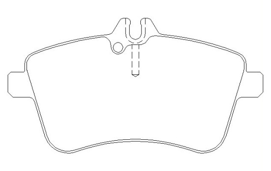 Brake Pad Set, disc brake 2388101 Textar