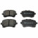 Brake Pad Set, disc brake 23882.175.1 Zimmermann