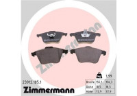 Brake Pad Set, disc brake 23912.185.1 Zimmermann