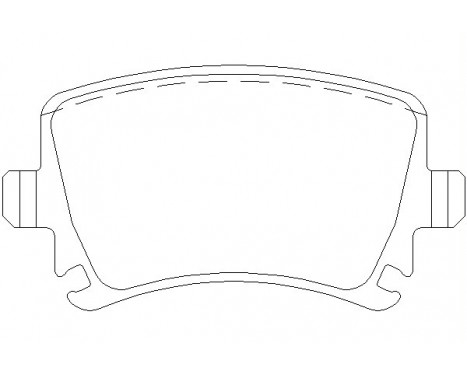 Brake Pad Set, disc brake 2391401 Textar