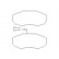 Brake Pad Set, disc brake 2391701 Textar