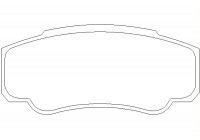 Brake Pad Set, disc brake 2392101 Textar