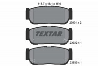 Brake Pad Set, disc brake 2393101 Textar