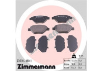Brake Pad Set, disc brake 23934.180.1 Zimmermann