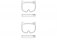 Brake Pad Set, disc brake 2394301 Textar