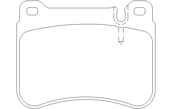 Brake Pad Set, disc brake 2394501 Textar