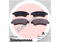 Brake Pad Set, disc brake 23954.190.1 Zimmermann