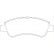 Brake Pad Set, disc brake 2395401 Textar