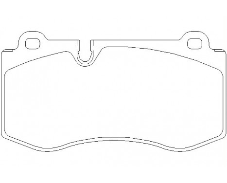 Brake Pad Set, disc brake 2396001 Textar