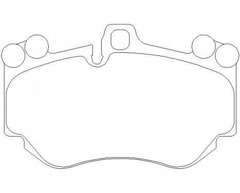 Brake Pad Set, disc brake 2396101 Textar