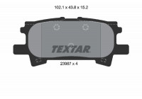 Brake Pad Set, disc brake 2396701 Textar