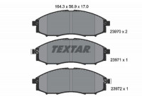 Brake Pad Set, disc brake 2397001 Textar