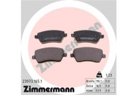 Brake Pad Set, disc brake 23973.165.1 Zimmermann