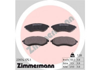 Brake Pad Set, disc brake 23974.175.1 Zimmermann