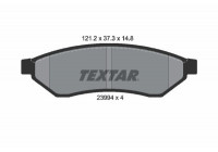 Brake Pad Set, disc brake 2399401 Textar
