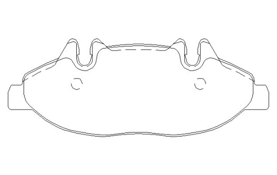 Brake Pad Set, disc brake 2400701 Textar