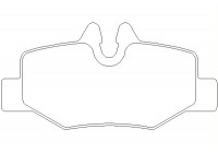 Brake Pad Set, disc brake 2400801 Textar
