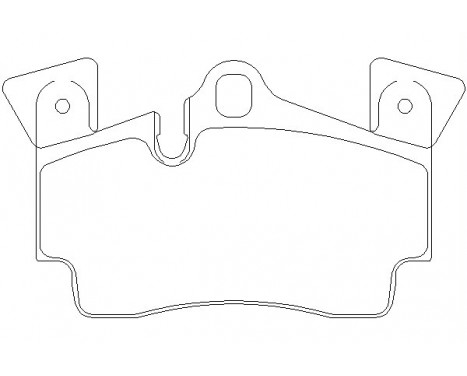 Brake Pad Set, disc brake 2401001 Textar