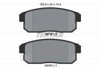 Brake Pad Set, disc brake 2403901 Textar